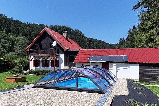 Chalupa s baz�nem - Hrub� Jesen�k - Rudn� vrch