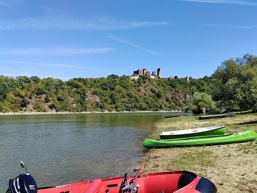 Chata přehrada Vranov - osada Chmelnice - Cornštejn