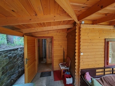 Chata přehrada Vranov - osada Chmelnice - Cornštejn