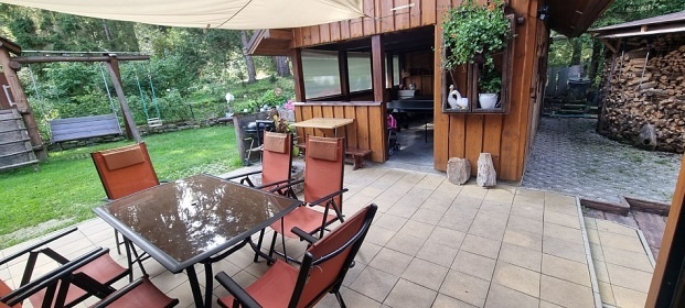 Chata s baz�nem - Slovensk� r�j - Sokol� dolina