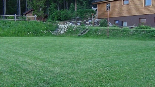 Chata s baz�nem - Slovensk� r�j - Sokol� dolina