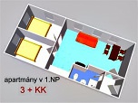 Pronájem apartmány Maruška - Kůsov - Zadov