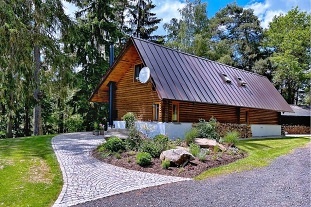 Srubová chata se saunou - CHKO Slavkovský les