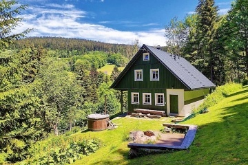 Roubenka Krkonoše - koupací sud - Jánský vrch