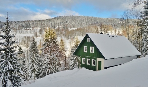 Roubenka Krkonoše - koupací sud - Jánský vrch