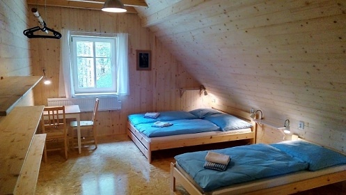 Roubenka Krkonoše - koupací sud - Jánský vrch
