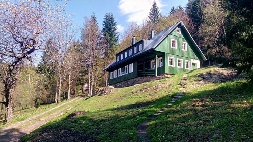 Roubenka Krkonoše - koupací sud - Jánský vrch
