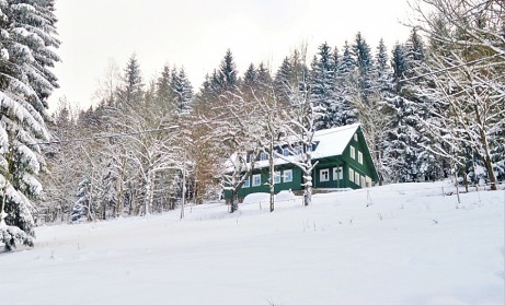 Roubenka Krkonoše - koupací sud - Jánský vrch
