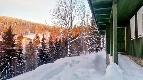 Roubenka Krkonoše - koupací sud - Jánský vrch