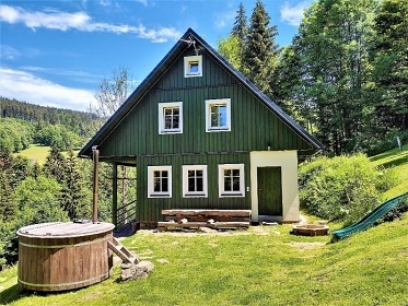 Roubenka Krkonoše - koupací sud - Jánský vrch