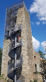 Wellness chalupa a bazn - hrad Lipnice nad Szavou