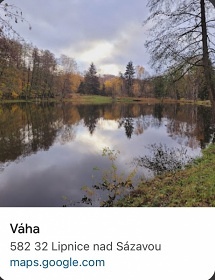 Chalupa pod hradem - Vilémovec - Lipnice n. S.