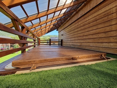 Chalupa bazén a sauna - říčka Bělá - Jeseník