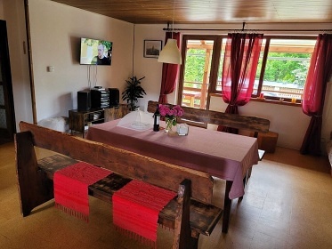 Chalupa bazén a sauna - říčka Bělá - Jeseník