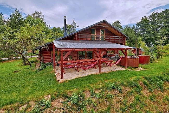 Wellness srub Dolce - ern hora - Krkonoe