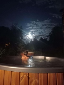 Wellness srub Dolce - ern hora - Krkonoe