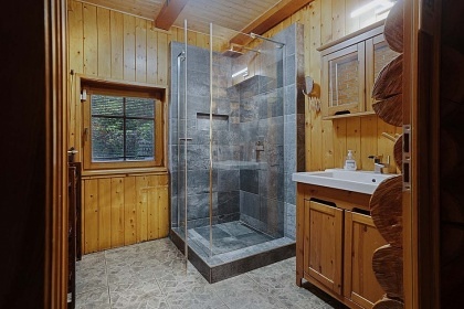 Wellness srub Dolce - ern hora - Krkonoe