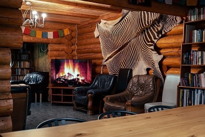 Wellness srub Dolce - ern hora - Krkonoe