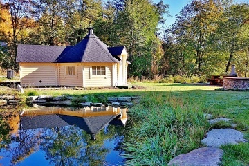 Roubenky sauna a jezírko - Králický Sněžník