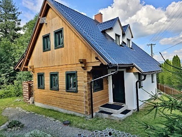 Roubenky sauna a jezírko - Králický Sněžník
