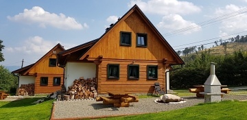 Roubenky sauna a jezírko - Králický Sněžník