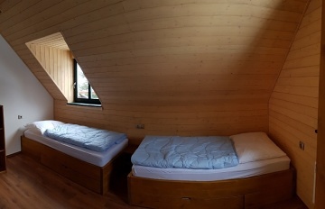 Roubenky sauna a jezírko - Králický Sněžník