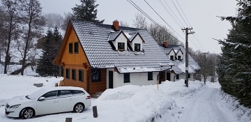 Roubenky sauna a jezírko - Králický Sněžník