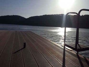 Chata u Slapsk� p�ehrady - z�mek Konopi�t�