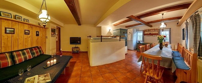 Krkono�sk� chalupa - kachlov� kamna - Jansk� L�zn�