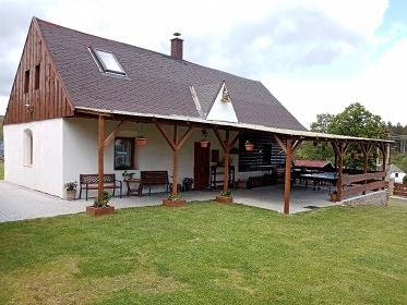 Chalupa Lazny - Strašín - bazén a sauna - Šumava