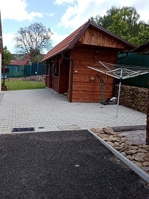Chalupa Lazny - Strašín - bazén a sauna - Šumava