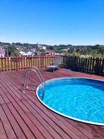 Rouben chalupa - bazn a sauna - elezn hory