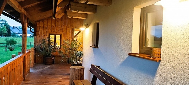 Chalupa s bazénem a wellness - Prostřední Lipka