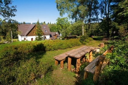 Chalupa a v��ivka - klid a v�hled na Jizersk� hory