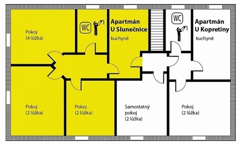 Chalupa Žďárské vrchy - Roženecké Paseky - Věcov