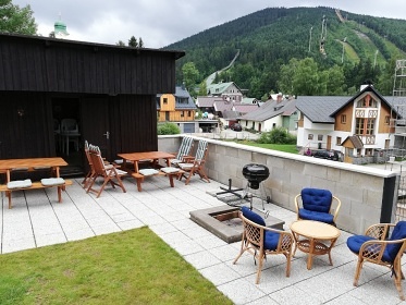 Chata �ertova hora - Mumlavsk� vodop�dy - Krkono�e