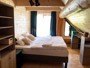 Srub Šumavský Balvan - Strážný - NP Šumava
