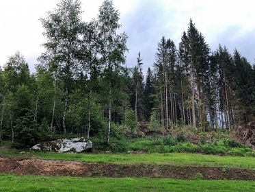 Srub Šumavský Balvan - Strážný - NP Šumava