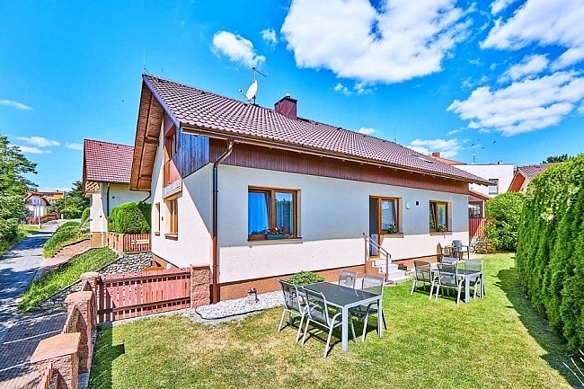 Apartmnov chalupa s baznem - esk Krumlov