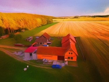 Chalupa samota u Bechyn� - oblast Toulava