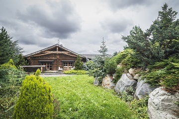 Luxusn srub - bazn a wellness - esk rj