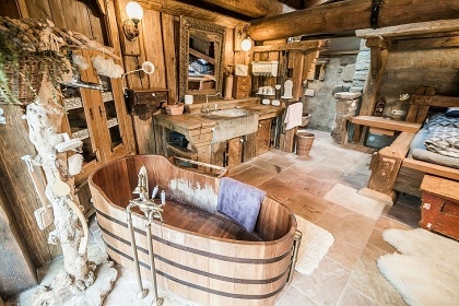 Luxusn srub - bazn a wellness - esk rj