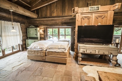 Luxusn srub - bazn a wellness - esk rj