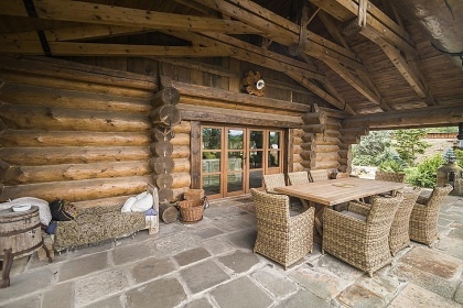 Luxusn srub - bazn a wellness - esk rj