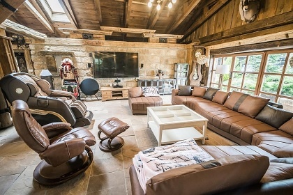 Luxusn srub - bazn a wellness - esk rj