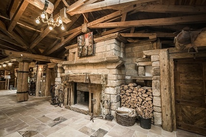 Luxusn srub - bazn a wellness - esk rj