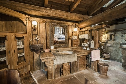 Luxusn srub - bazn a wellness - esk rj