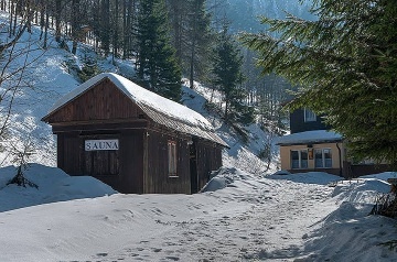 Chata se saunou - na Knížecí cestě - Pustevny