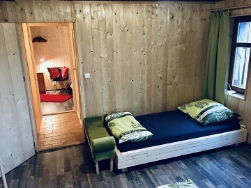 Chata Jizerské hory - bazén, sauna a dětské hřiště