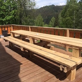Chata Jizerské hory - bazén, sauna a dětské hřiště